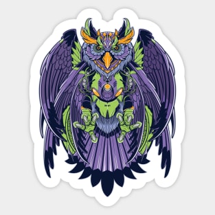 Owl Eva Sticker